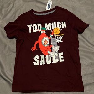 Old Navy "too much sauce" tee